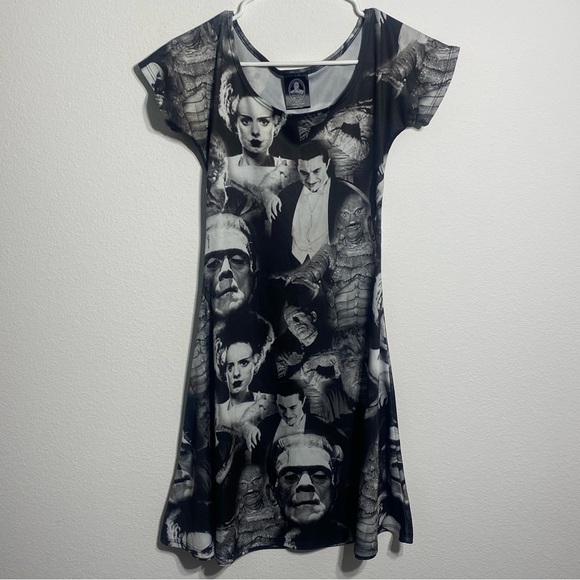 Universal Monsters horror skater dress Halloween - Picture 4 of 8